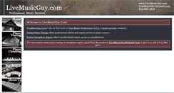 Desktop Screenshot of livemusicguy.com